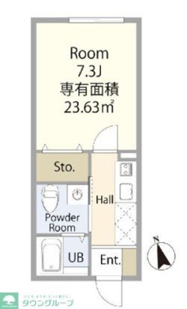 クレスト東村山の物件間取画像